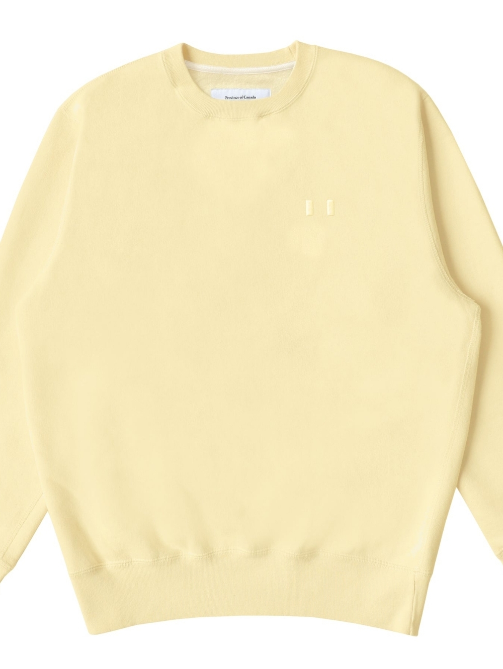 Province Of Canada Flag Fleece Sweatshirt In Butter